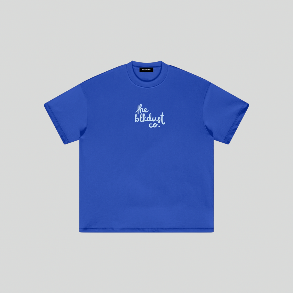 The Blkdust Co. Tee (Light Blue Letter)
